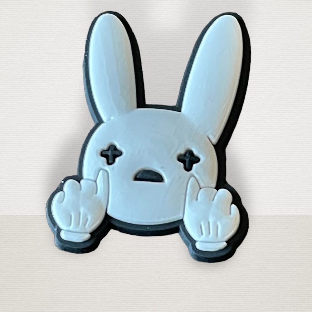 Bad Bunny Crocs Charm - Mix and Match 3 or‎ More For 50% OFF